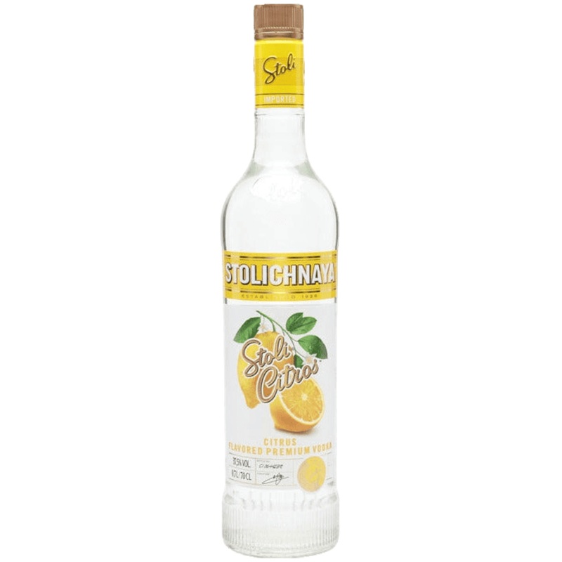 Stolichnaya Citros Flavored Premium Vodka - 750ML