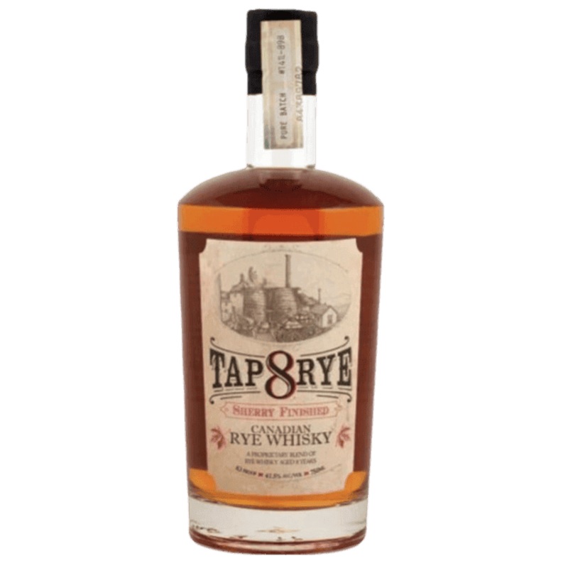 Tap 8 Canadian Rye Whisky Sherry Finished 8 Yr - 750ML