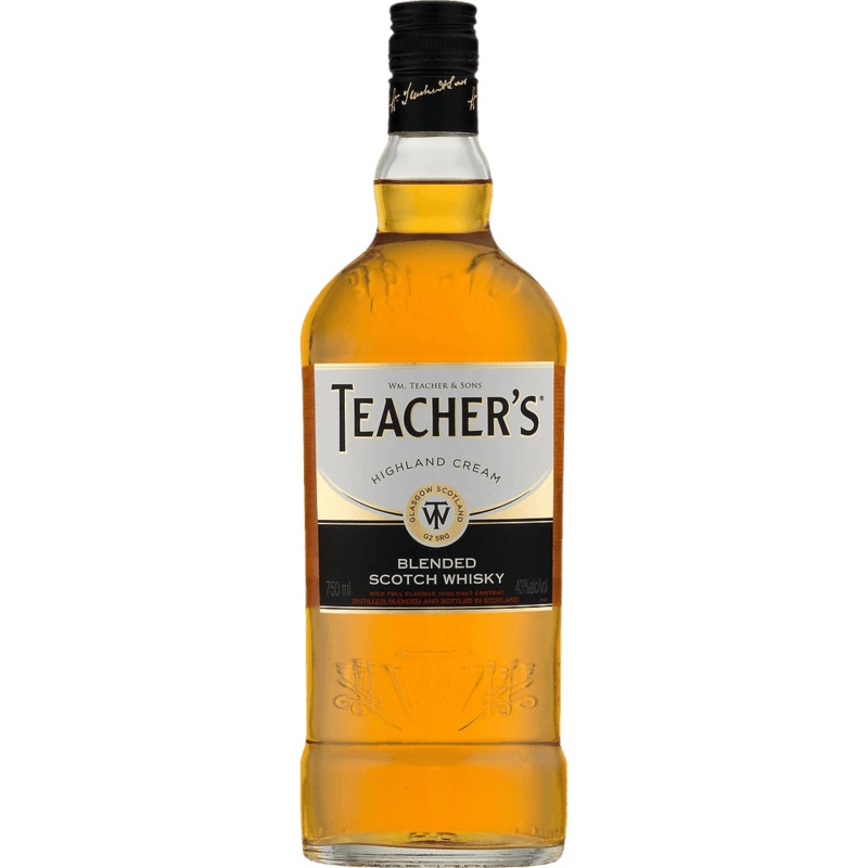 Teacher's Highland Cream Blended Scotch Whisky - 750ML