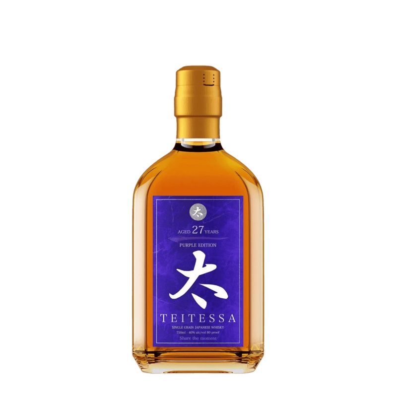 Teitessa Purple Edition 27 Years Old Single Grain Japanese Whiskey - 750ML