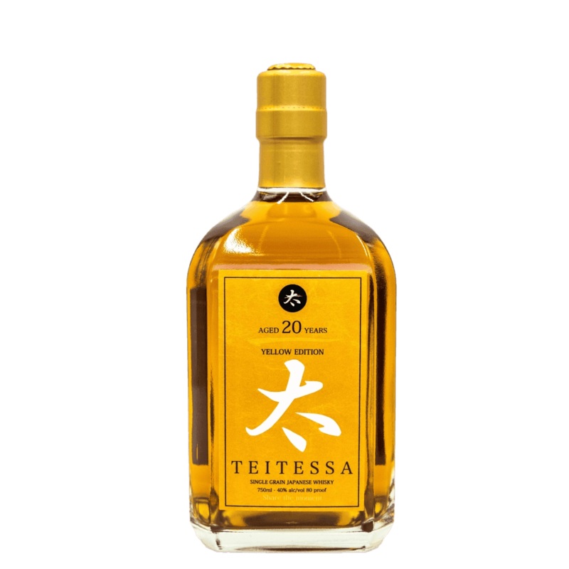Teitessa Yellow Edition 20 Years Old Single Grain Japanese Whiskey - 750ML