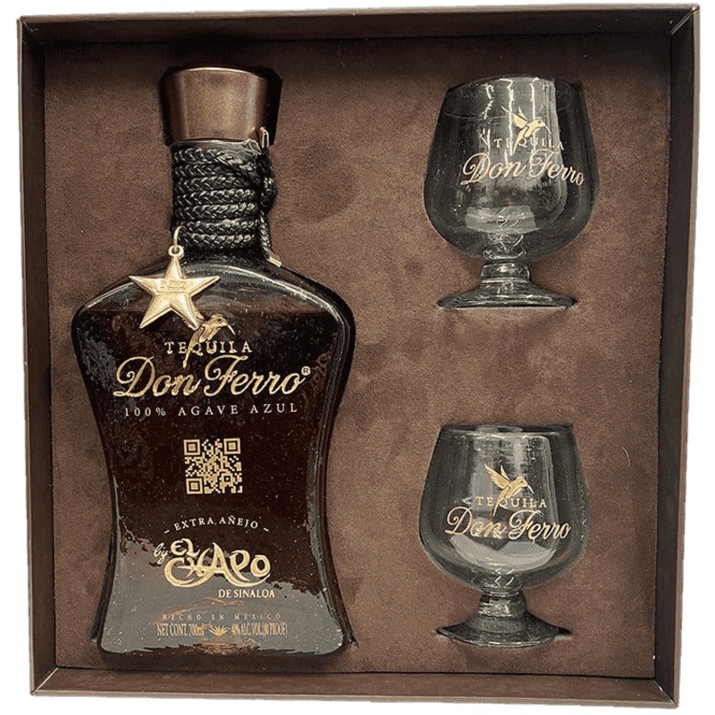 Tequila Don Ferro Extra Anejo Box Set - 750ML