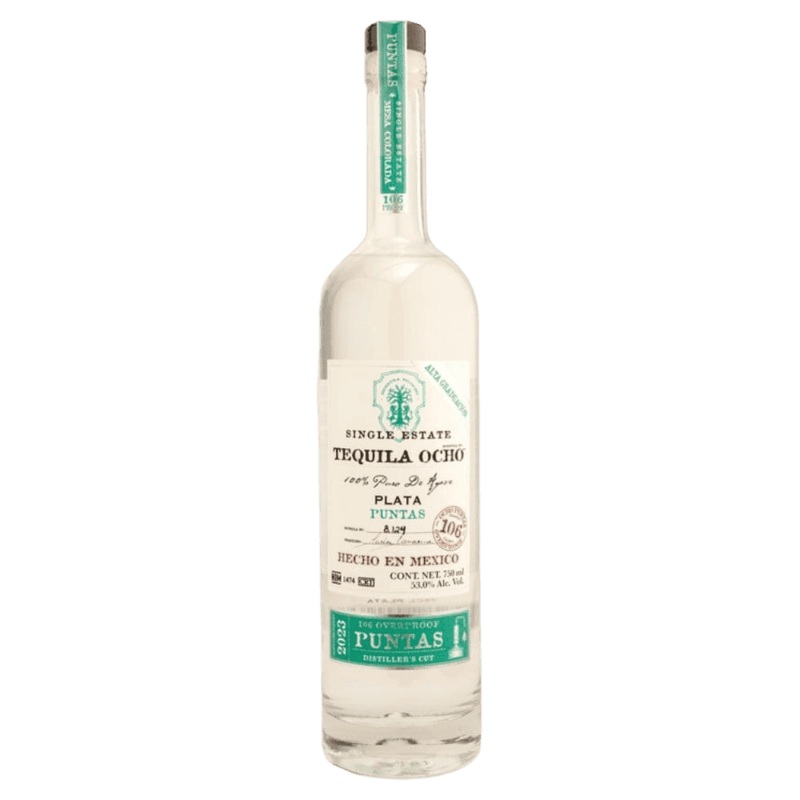 Tequila Ocho Single Estate 2023 Plata Puntas 106 Overproof - 750ML