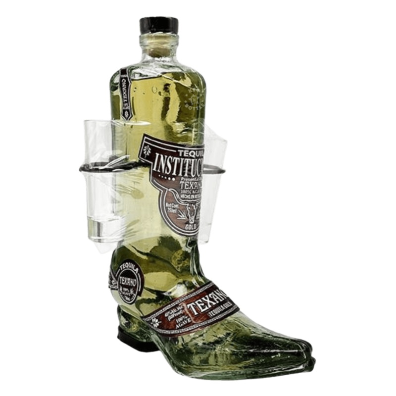 Texano Boot Shaped Gold Tequila - 750ML
