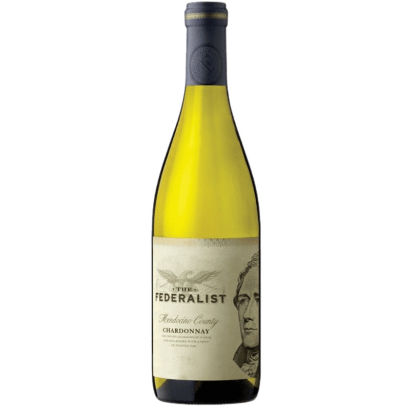 The Federalist Chardonnay Mendocino County Hamilton Label - 750ML