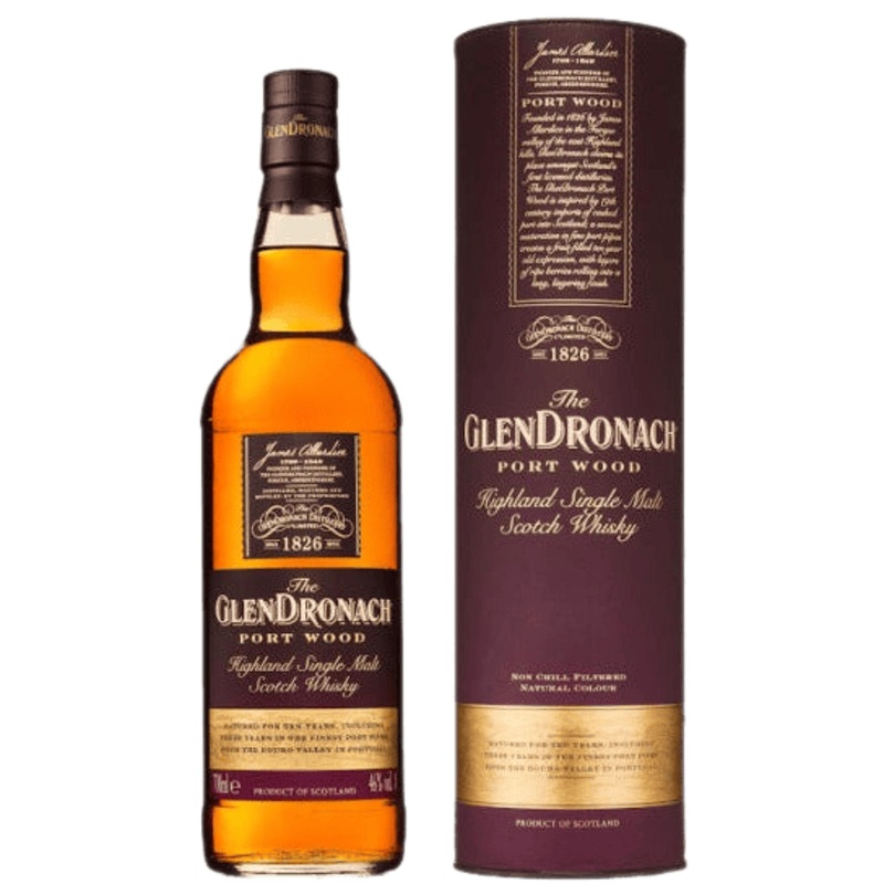 The GlenDronach 10 Year Old Portwood Finish Highland Single Malt Scotch Whisky - 750ML