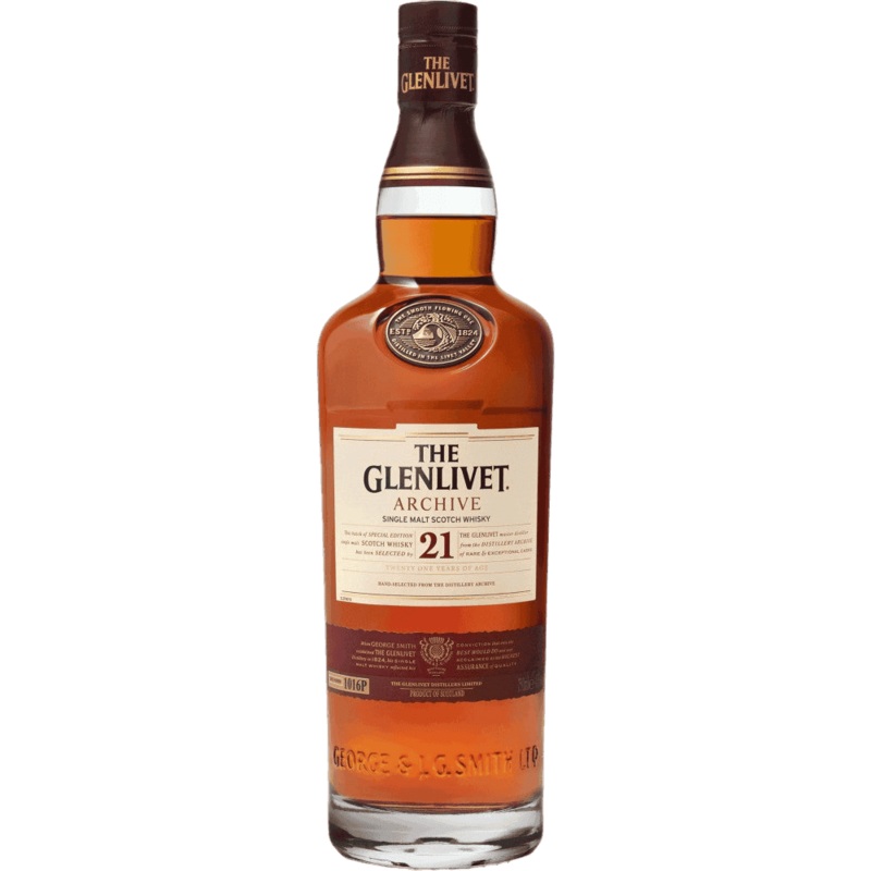 The Glenlivet 21 Year Old Single Malt Scotch Whisky - 750ML