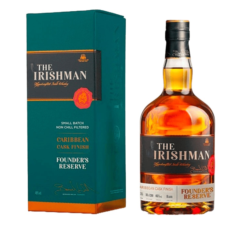 The Irishman Blended Irish Whiskey Caribbean Cask Finish Founder's Reserve - 750ML