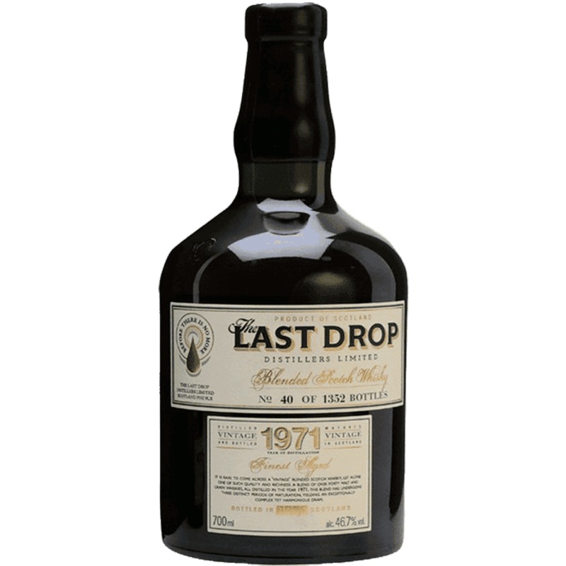The Last Drop Distillers 1971 Vintage Blended Scotch Whiskey - 750ML