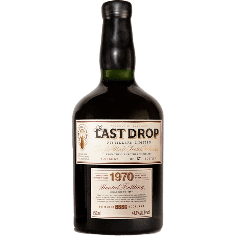 The Last Drop Distillers Limited Bottling 1970 Glenrothes Cask #10586 Single Malt Scotch Whisky - 750ML