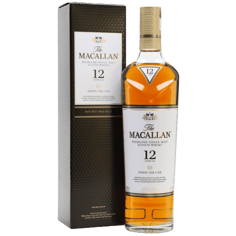 The Macallan 12 Year Old Sherry Oak - 750ML