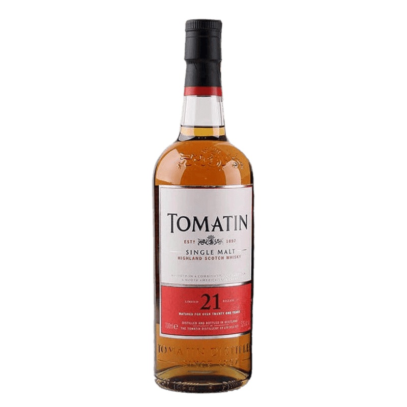 Tomatin 21 Year Old Highland Single Malt Scotch Whisky -  750ML