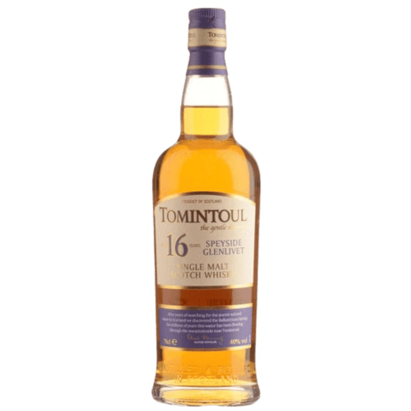 Tomintoul 16 Year Old Speyside Glenlivet Single Malt Scotch Whisky - 750ML