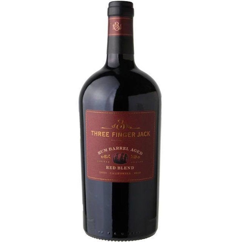 Three Finger Jack Rum Barrel Aged Red Blend Lodi California, 2018