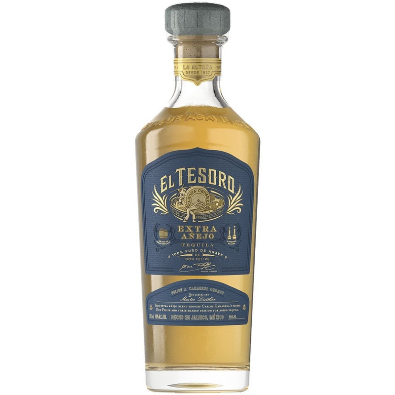 El Tesoro Extra Aejo Tequila 750 ml