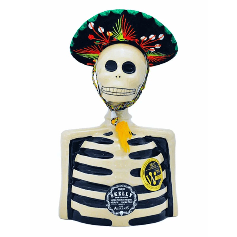 Los Azulejos Skelly Tequila Anejo