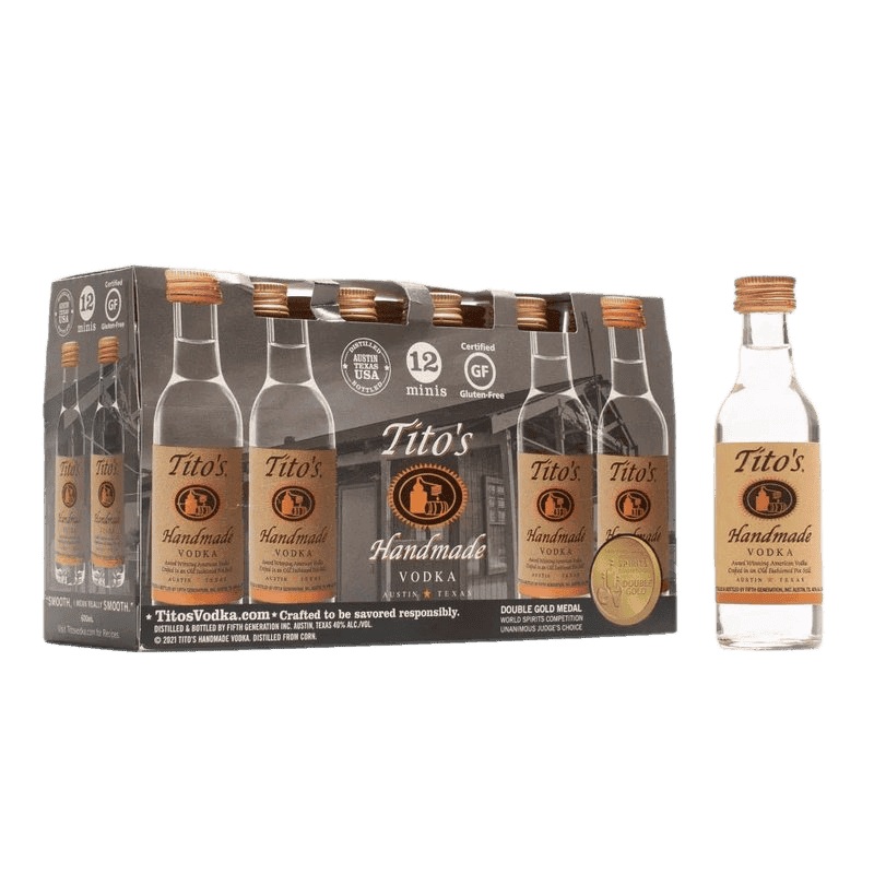 Tito's Handmade Vodka 12-Pack - 50ML