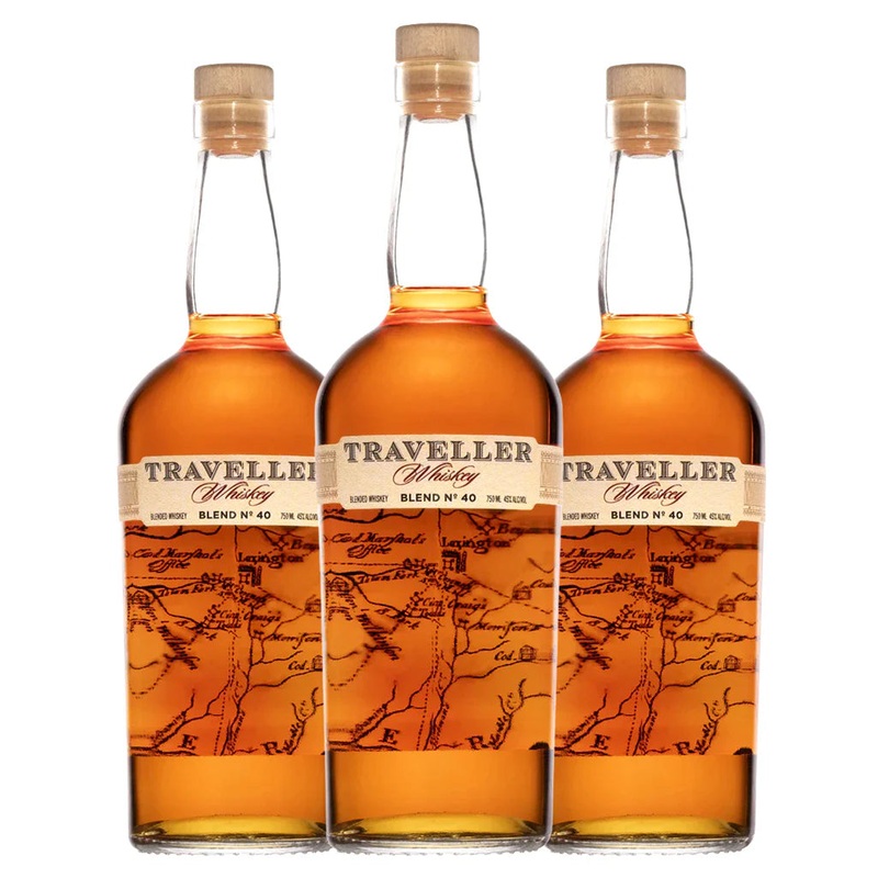 Traveller Blend No. 40 Whiskey by Chris Stapleton 3 Pack - 750ML