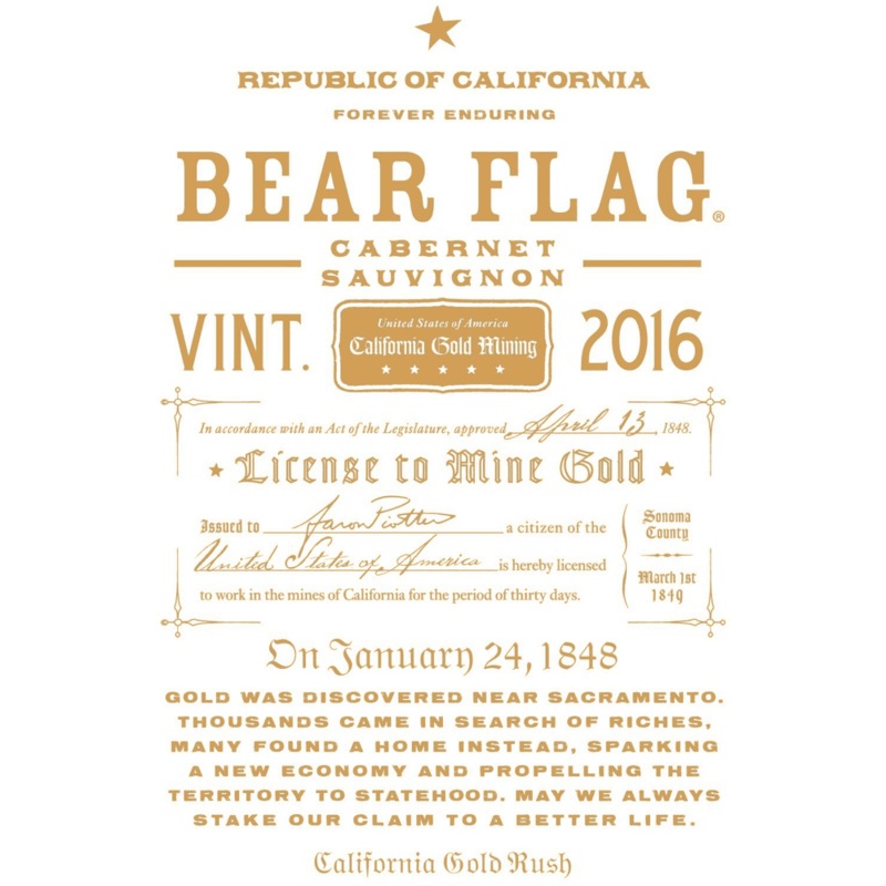 Bear Flag Sonoma County Cabernet Sauvignon 750ml
