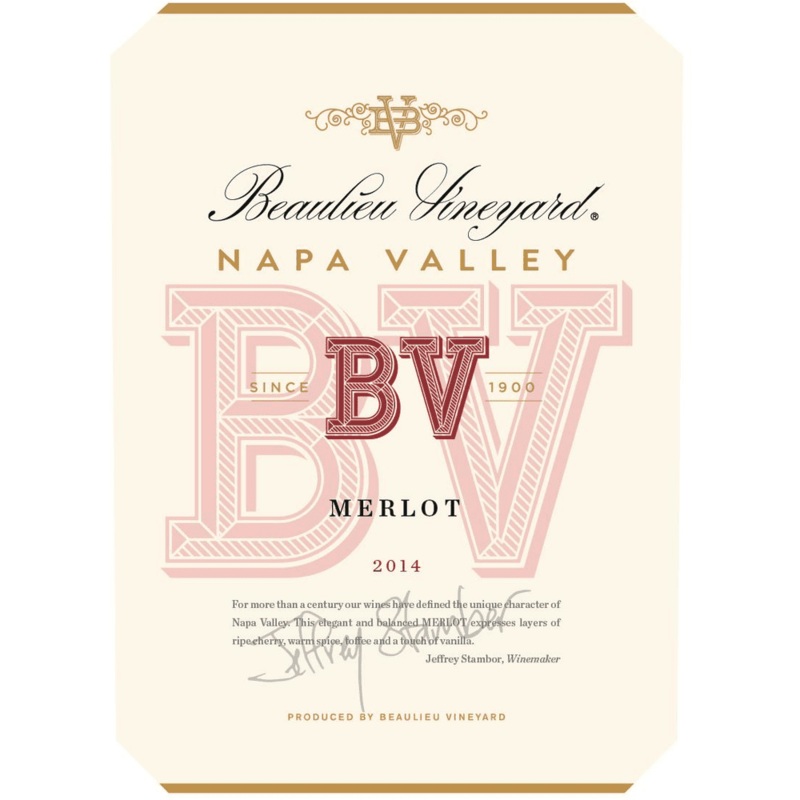 Beaulieu Vineyard Napa Valley Merlot 750ml