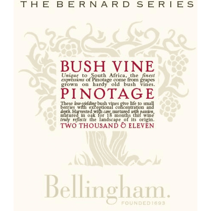 Bellingham The Bernard Series Bush Vine Pinotage 750ml