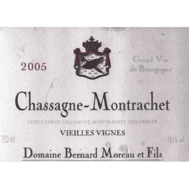 Bernard Moreau Chassagne-Montrachet Vieilles Vignes Rouge Pinot Noir - 750ML