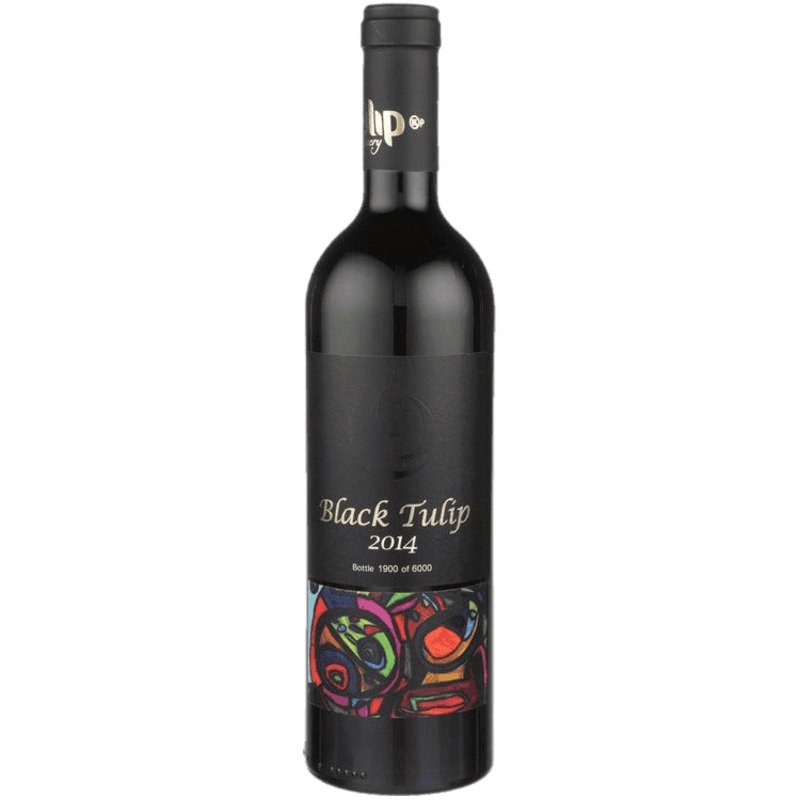 Tulip Dry Red Black Tulip Galilee - 750ML