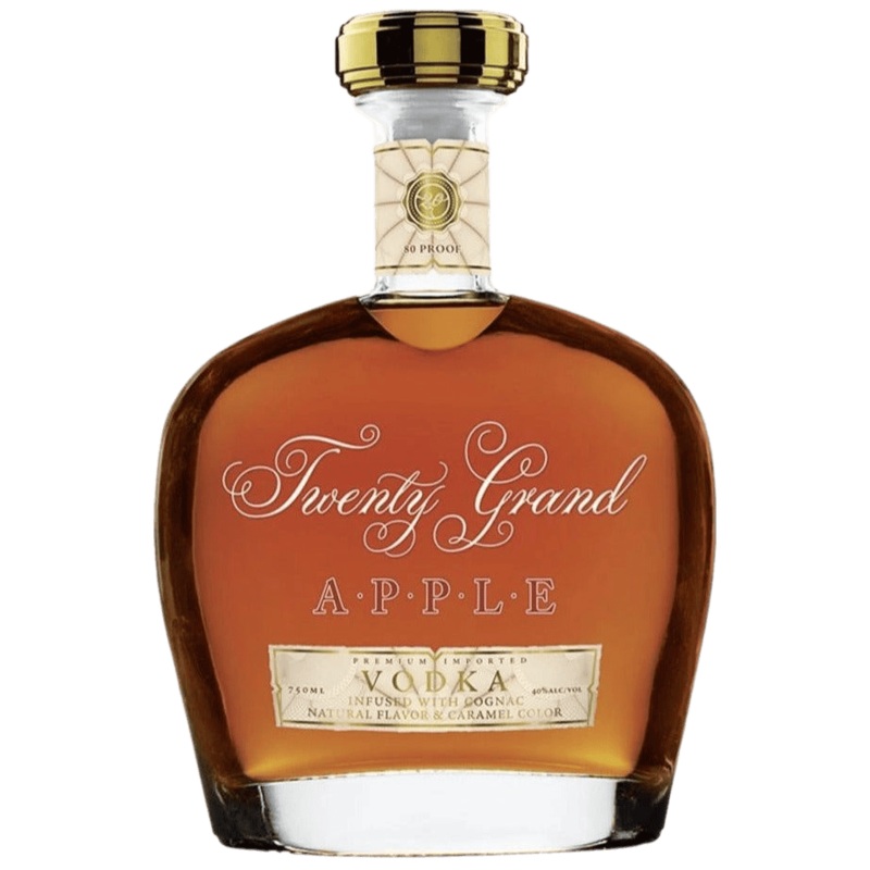 Twenty Grand APPLE VODKA Infused with Cognac - 750ML