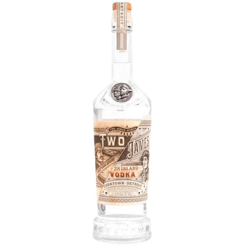 Two James 28 Island Vodka - 750ML