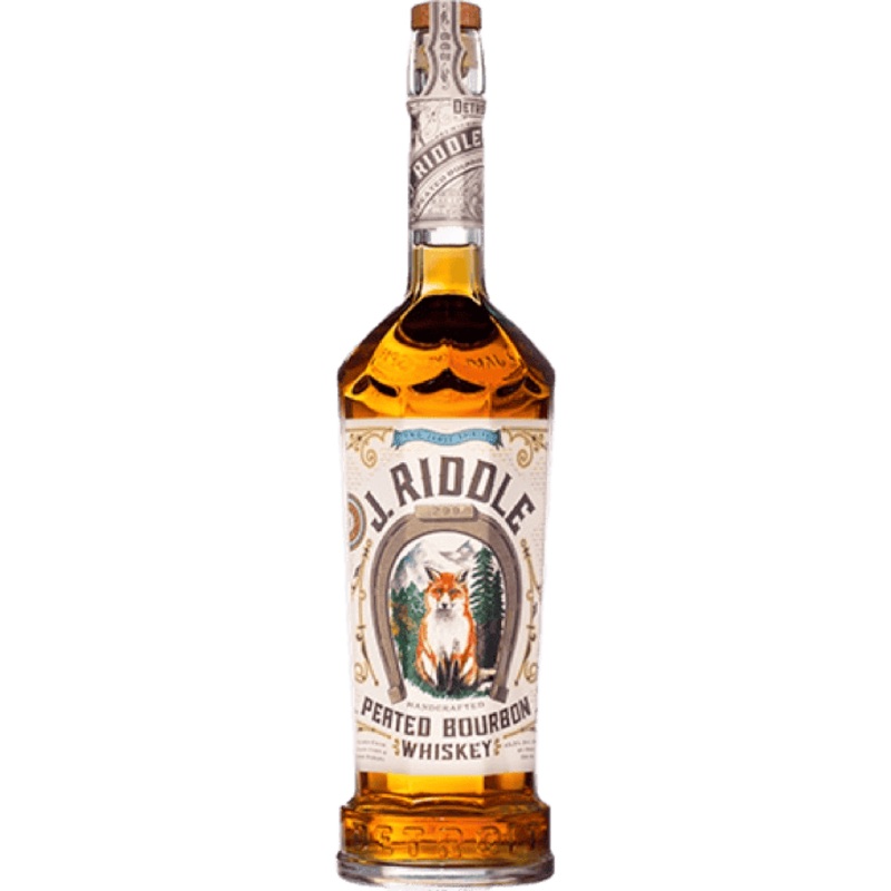 Two James J. Riddle Peated Bourbon - 750ML