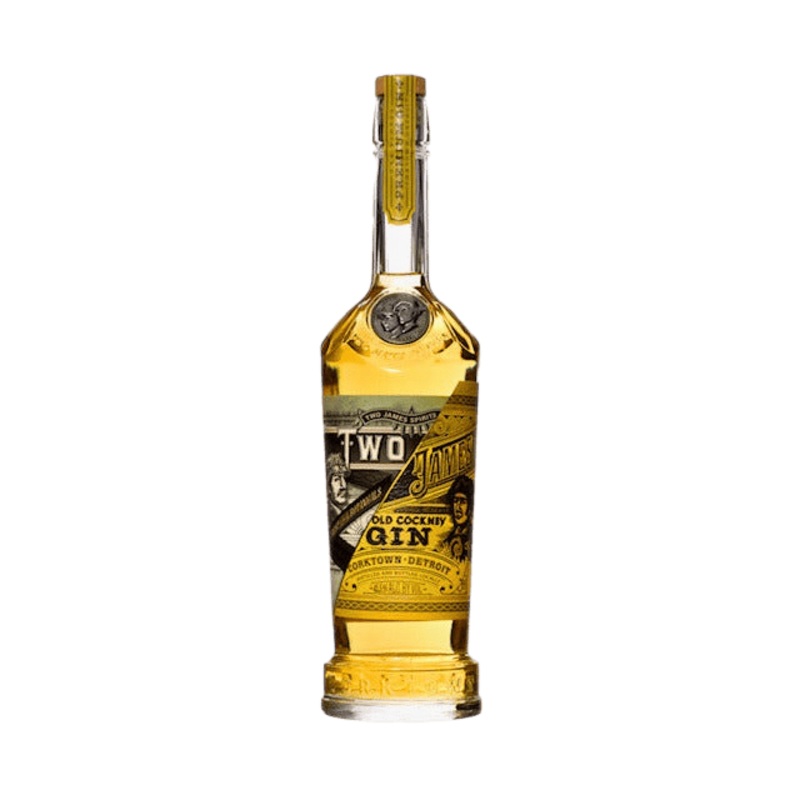 Two James Old Cockney Barrel Rested Gin - 750ML