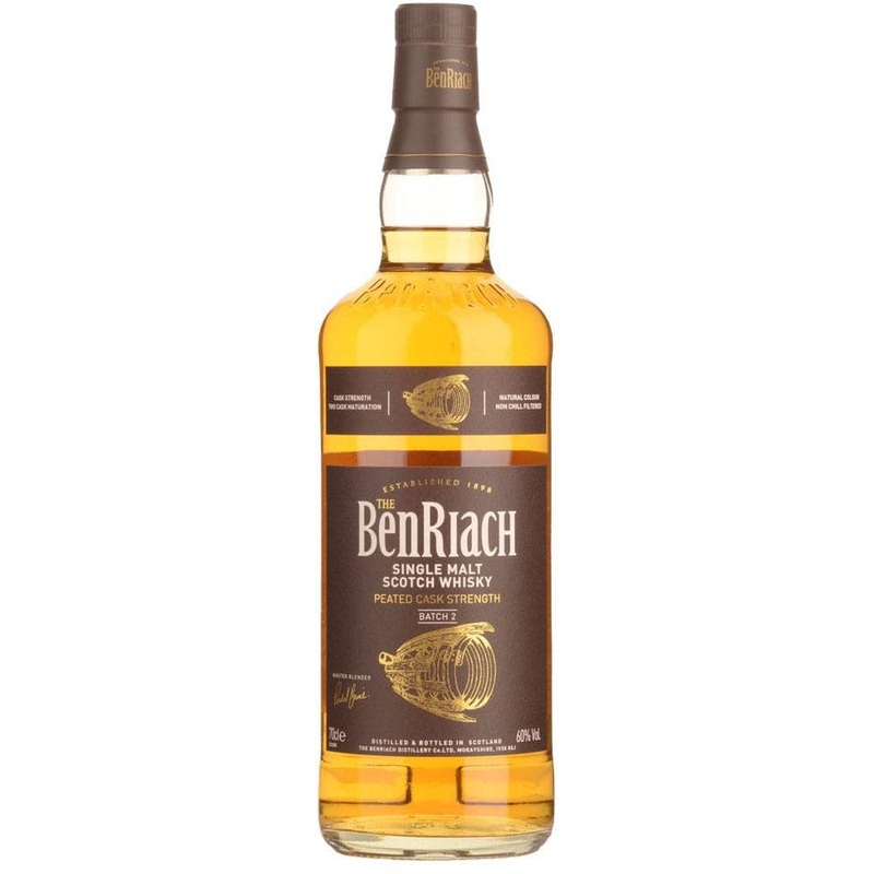 BenRiach Peated Cask Strength Batch 2 Single Malt Whisky 750ml