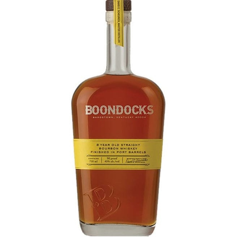 Boondocks Whiskey 8 Year Old Straight Bourbon Whiskey Finished In Port Barrels