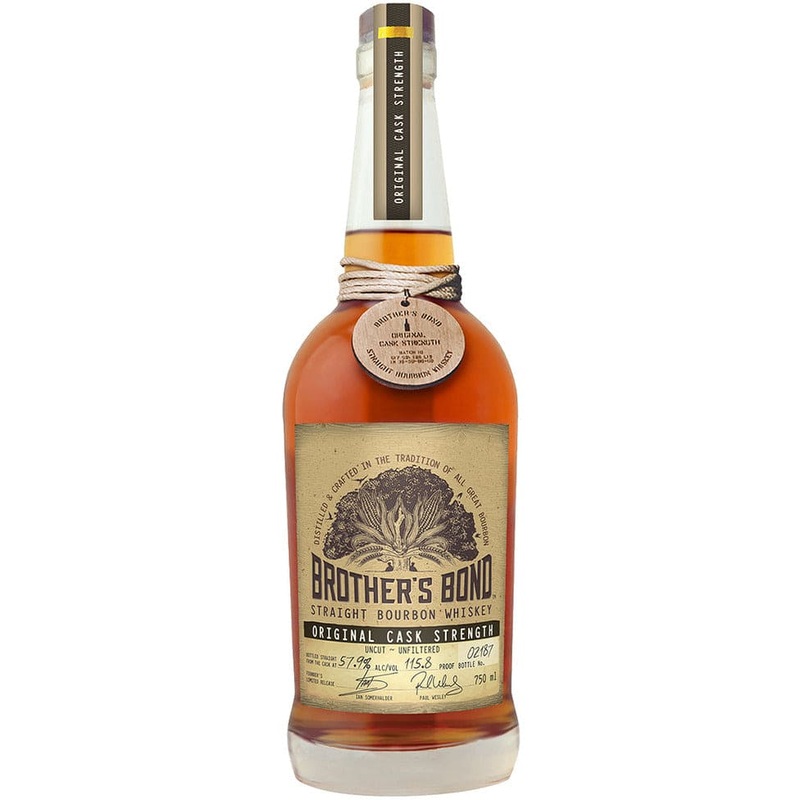 Brother's Bond Original Cask Strength Unfiltered Straight Bourbon Whiskey