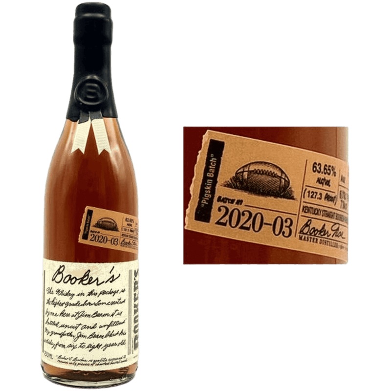 Booker's Bourbon Batch 2020-03 Pigskin Batch - 750ML