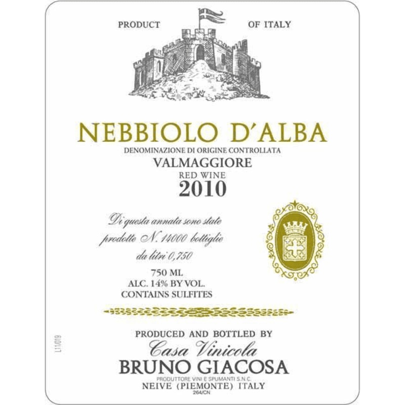 Bruno Giacosa Valmaggiore Piemonte Nebbiolo 750ml