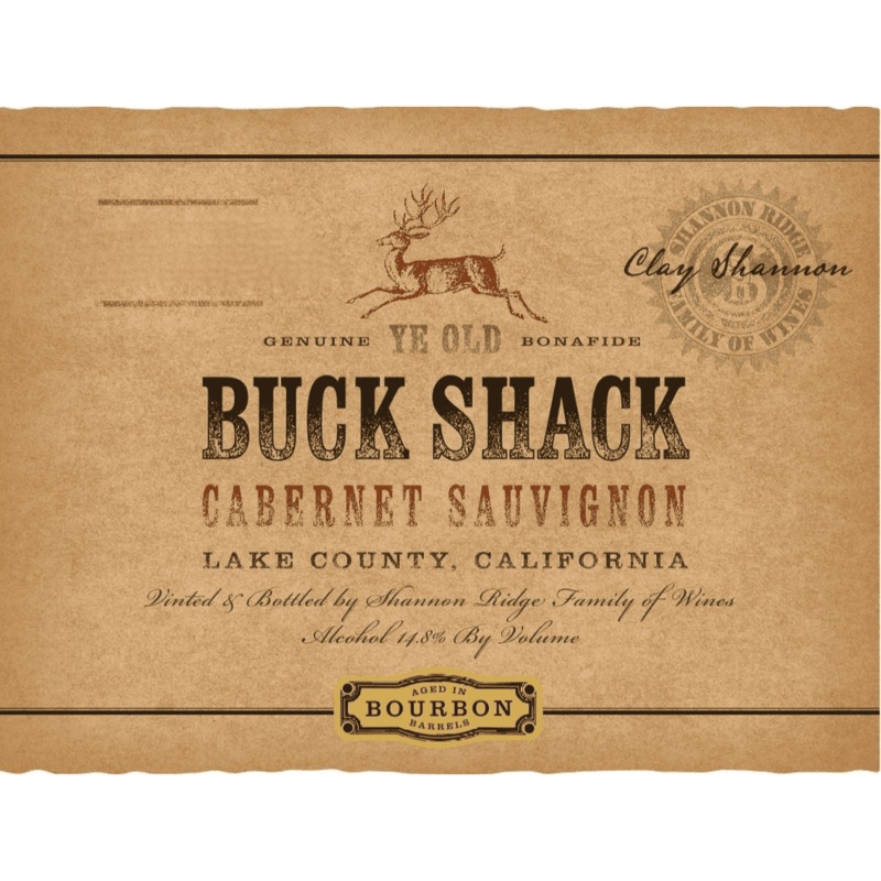 Buck Shack Lil' Fatty Lake County Bourbon Barrel Cabernet Sauvignon 750ml