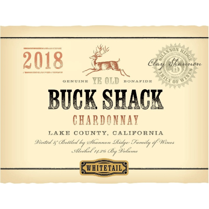 Buck Shack Lil' Fatty Lake County Whitetail Chardonnay 750ml