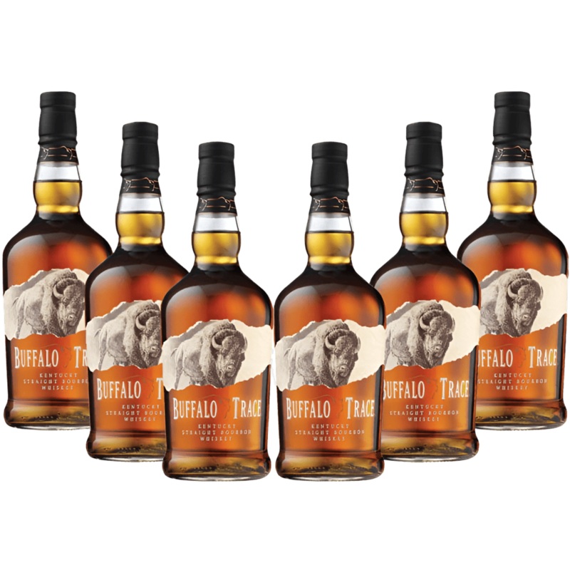 Buffalo Trace Kentucky Straight Bourbon - 6 Bottle - 750ML Bundle