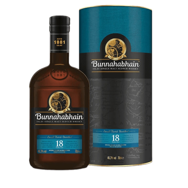 Bunnahabhain 18 Year Old Single Malt Scotch Whisky 92.6 - 750ML