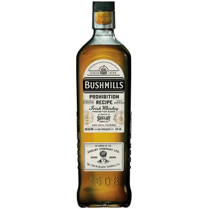Bushmill's Peaky Blinders Prohibition Recipe Irish Whiskey