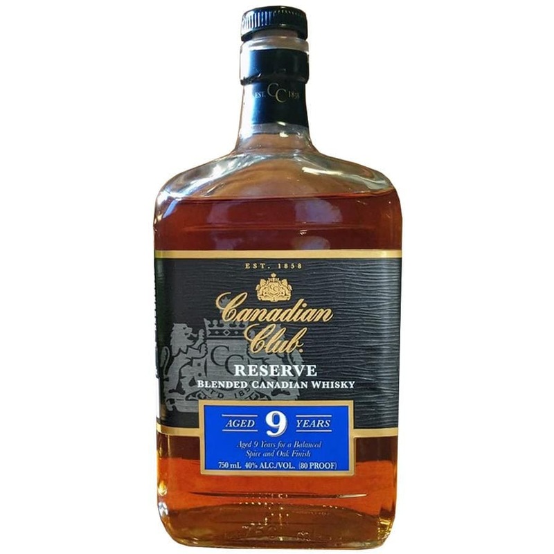 Canadian Club Reserve 9 Year Old Blended Canadian Whisky 750 ml