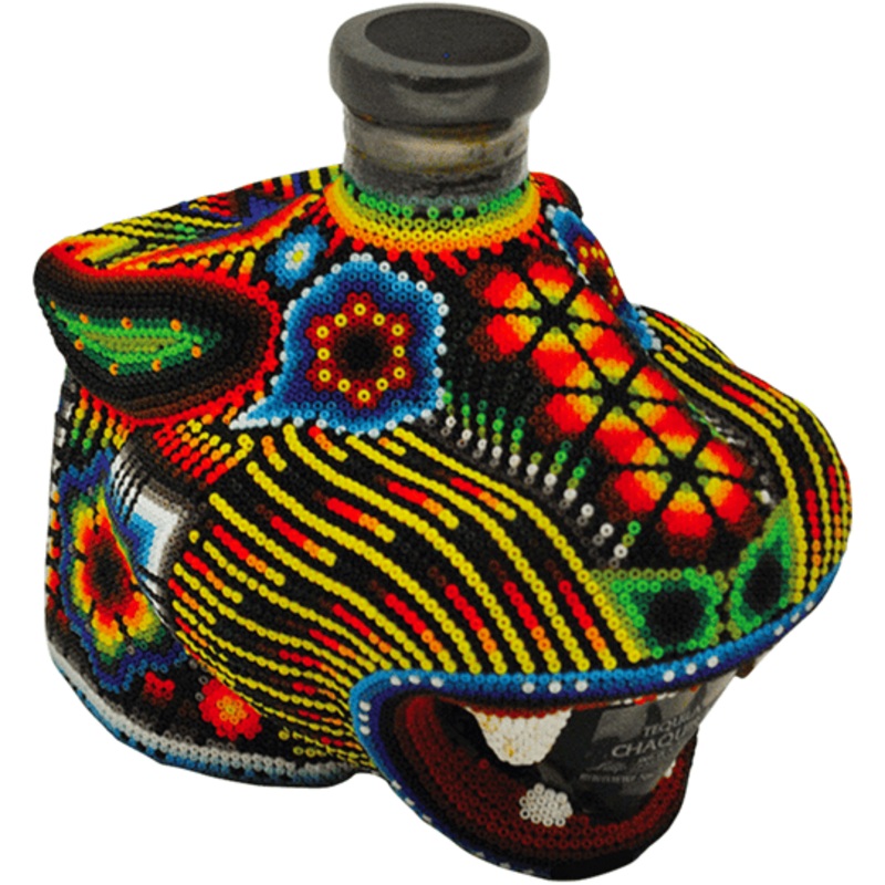 Chaquira Beaded Jaguar Extra Anejo Tequila