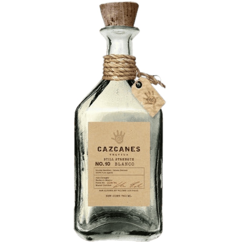 Cazcanes Tequila No.10 Still Strength Blanco - 750ML