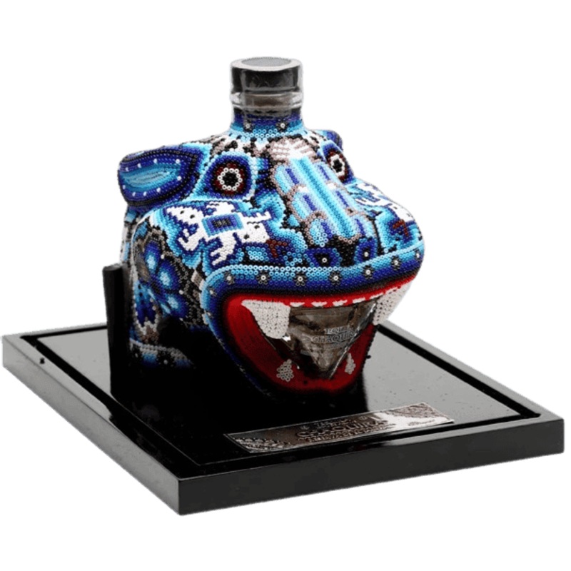 Chaquira Beaded Jaguar Blanco Tequila - 750ML