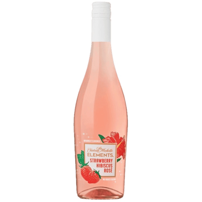 Chateau Ste. Michelle Elements Strawberry Hibiscus Rose Wine - 750ML