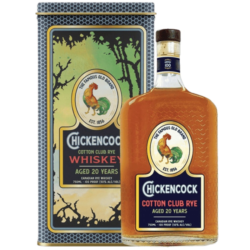 Chicken Cock 20 Years Old Cotton Club Canadian Rye Whiskey - 750ML