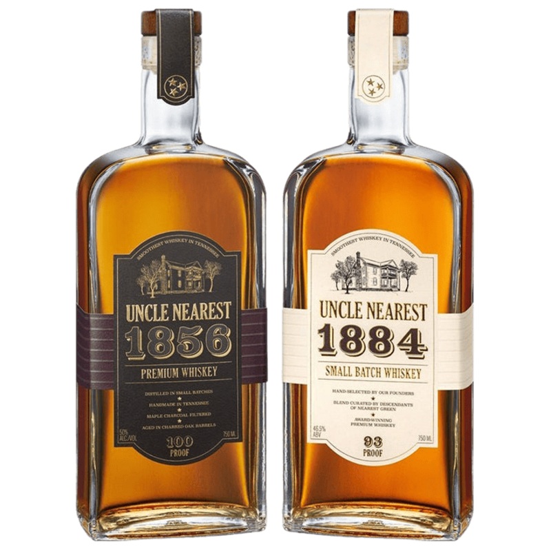 Uncle Nearest 1856 Premium Aged Whiskey & 1884 Small Batch Whiskey Set - 750ML