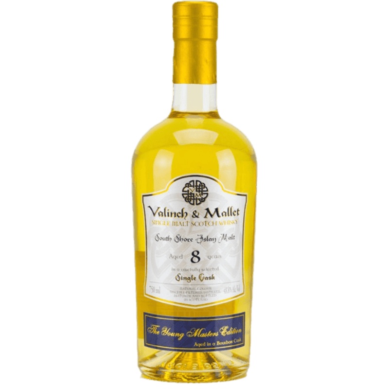 Valinch & Mallet 8 Yrs Old Lagavulin Single Cask South Shore Islay Single Malt Scotch Whsky The Young Masters Edition - 750ML