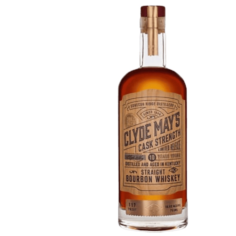 Clyde Mays Cask Strength 10 Year Old Bourbon - 750ML